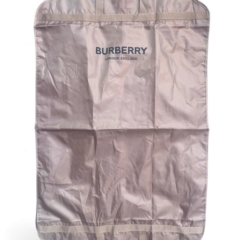 Authentic Burberry Khaki Garment Bag Never Used - Picture 6 of 8